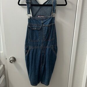 Vintage Old Navy Blue Denim Shorteralls